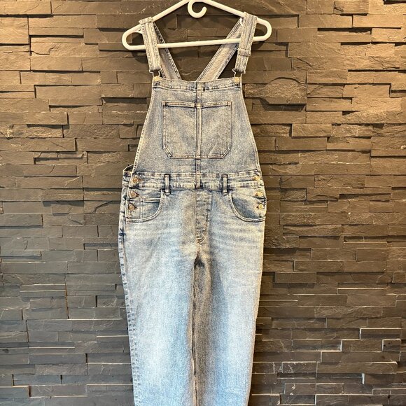 Silver Baggy Overalls (Straight Leg) Brand New with Tags- Women's 28 (Medium) - Picture 1 of 8